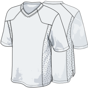 Fashion sewing patterns for MEN T-Shirts American Football J 7541